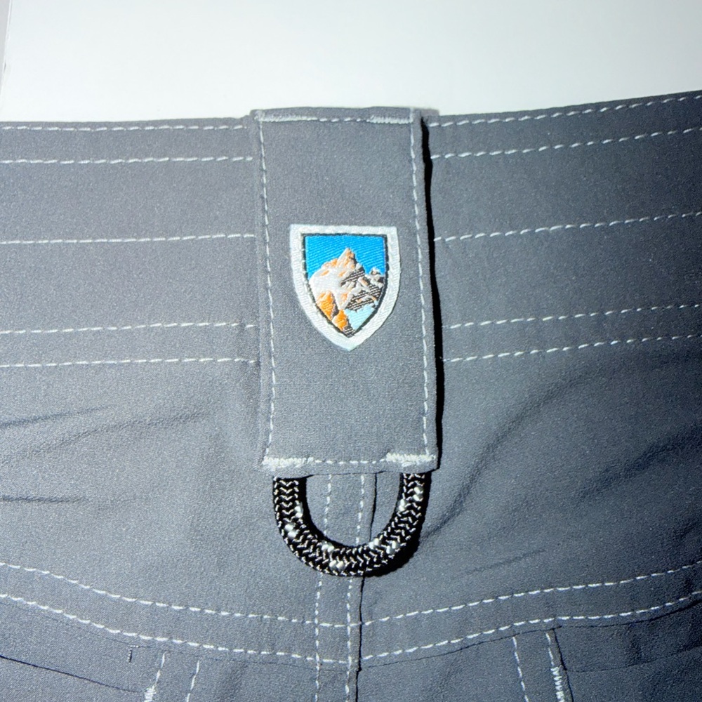 Men's Gray Performance Shorts - Picture 11 of 12